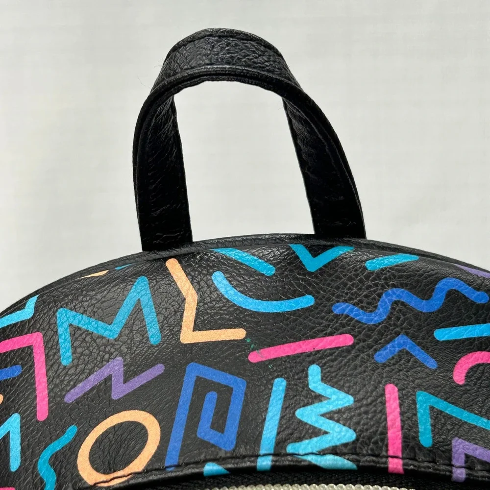 Funko Stranger Things Mini Backpack 80s 90s Retro Faux Leather Black Bag